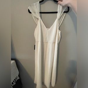 Express white midi dress